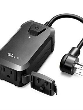 Smart Dimmer Plug Outdoor Smart Plug Works with Alexa and Google Home